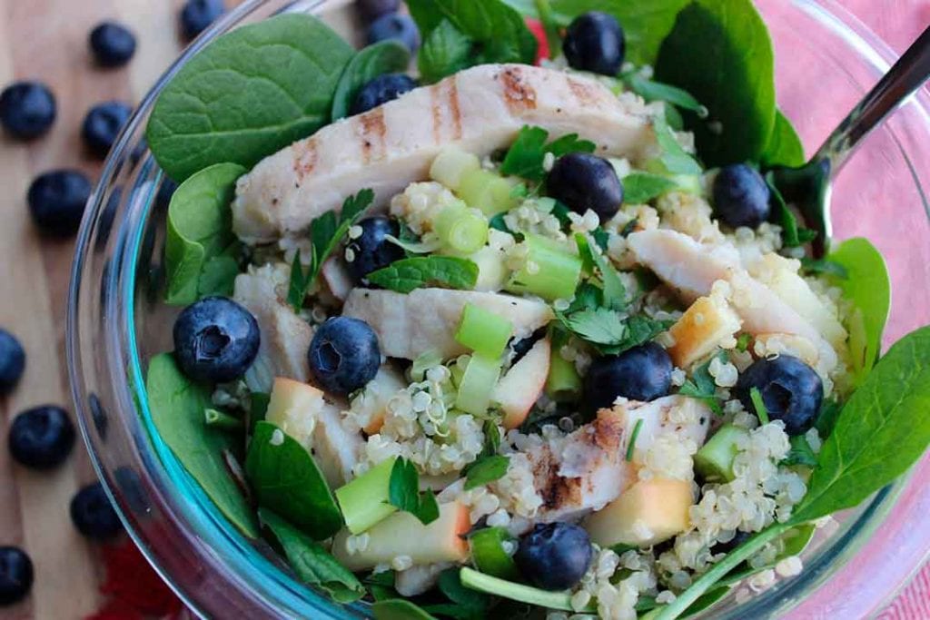 Chicken Blueberry Quinoa Salad