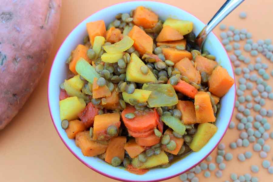 Lentil Sweet Potato Curry