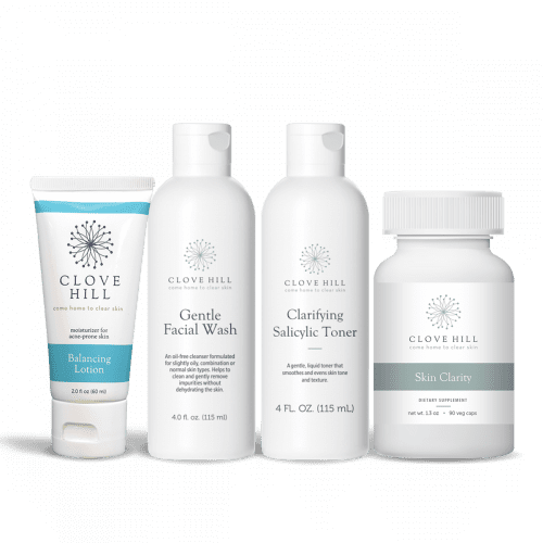 bundle Pre Teen Clear Skin Kit Skin Clarity Gentle Facial Wash Clarifying Salicylic Toner Balancing Lotion