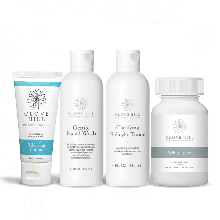 bundle Pre Teen Clear Skin Kit Skin Clarity Gentle Facial Wash Clarifying Salicylic Toner Balancing Lotion